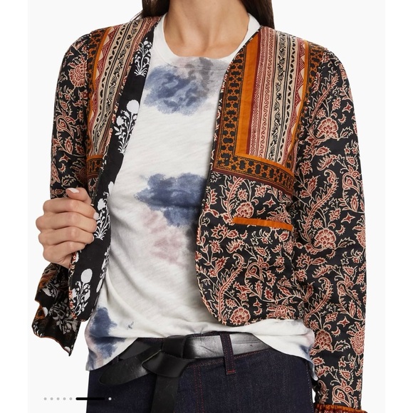 Love the Label Floral Cotton Jacket NWT - Picture 7 of 13